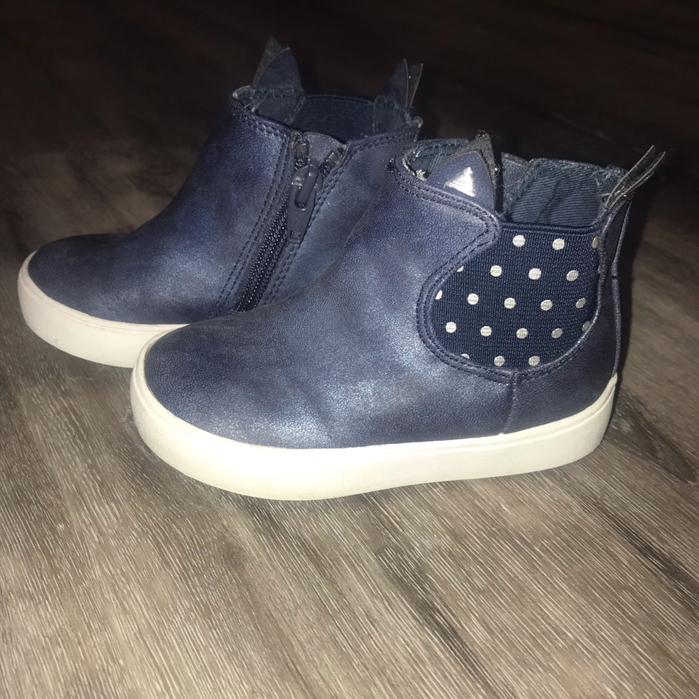 Cat & Jack Navy Blue Ankle Boots